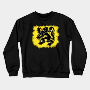 The Black Lion of Flanders, Flemish Nationalism Crewneck Sweatshirt